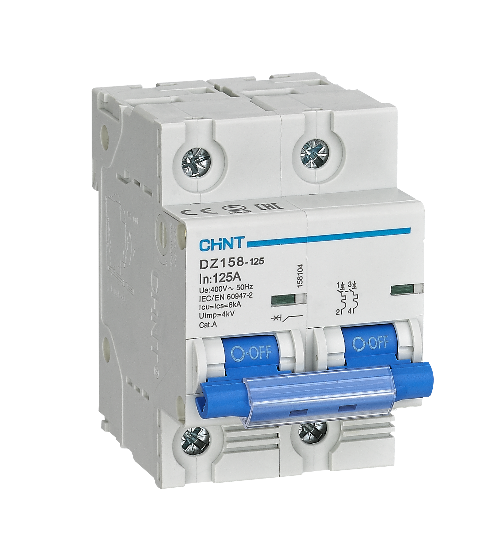DZ158-125  125A  2P-MCCB